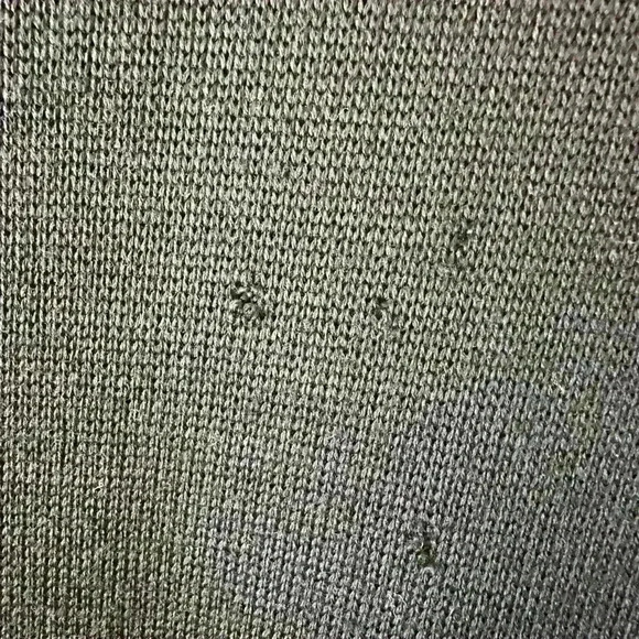 Classics Entier Women's Sz M Black Button-Front Midi Shirtdress Merino Wool Goth - Picture 11 of 12